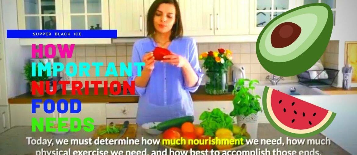 how important is nutrition food daily needs