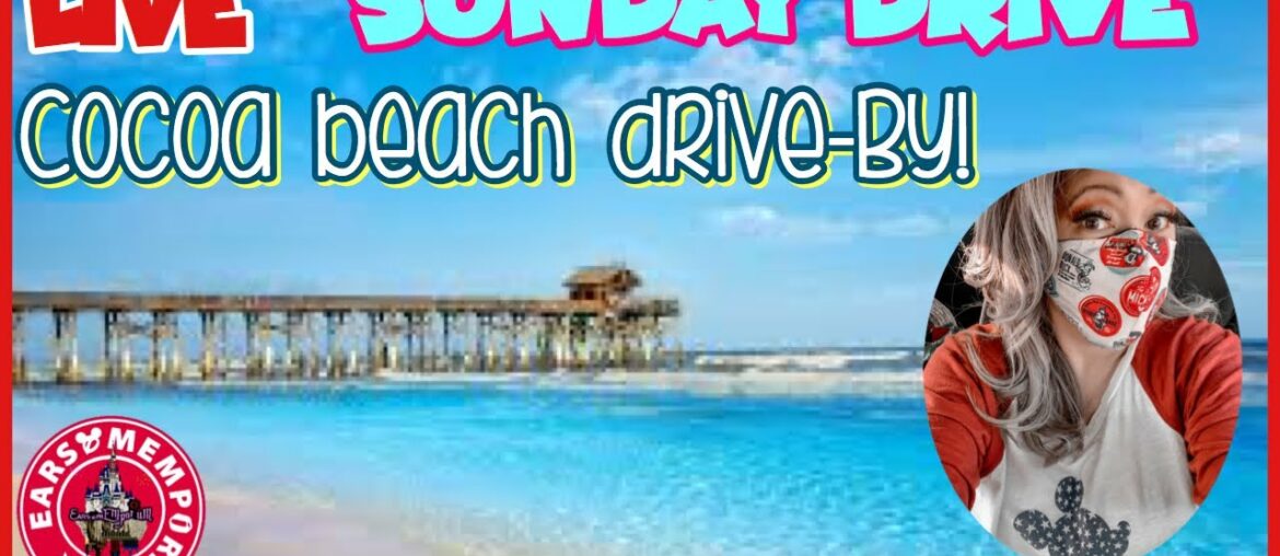 🔴LIVE:Sunday Drive. Cocoa Beach Drive-By. Getting some Vitamin D.