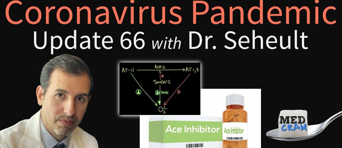 Coronavirus Pandemic Update 66: ACE-Inhibitors and ARBs - Hypertension Medications with COVID-19