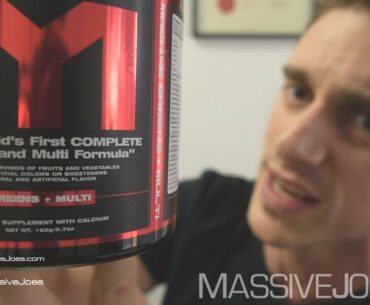 MTS Machine Greens + Multi - MassiveJoes.com RAW REVIEW Marc Lobliner Multivitamin Australia