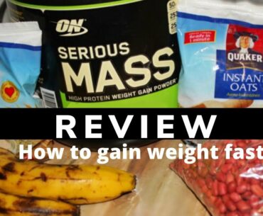 BEFORE YOU TAKE WEIGHT GAIN SHAKES..Watch this | SERIOUS MASS FULL REVIEW | NO APETAMIN