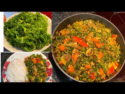 Food to boost your immune system again covid -19 // How to make kale stew