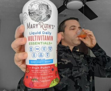Mary Ruth's Immunity Morning Liquid Multivitamin With Zinc Elderberry And Organic Whole Food
