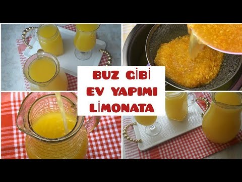 🍋EV YAPIMI LİMONATA🍋 EVDE BUZ GİBİ SERİN SERİN LİMONATA🍋 Covid 19 DÜŞMANI🍋CORONA VİRÜS İLACI🍋