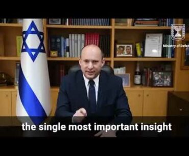 #Coronavirus - Israeli Defense Minister Gives A Speech