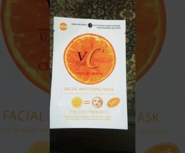 Vitamin C sheet mask by CENTURY BEAUTY