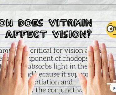 Vitamin A and Night Blindness