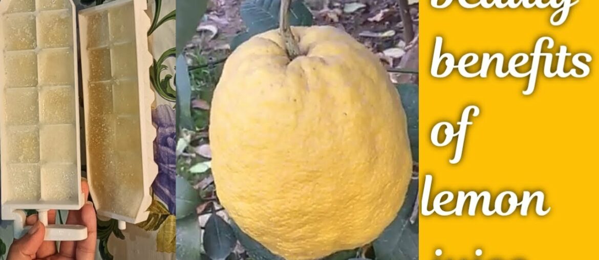 Beauty Benefits of Lemon Juice / Brighten and Lighten Skin with Lemon / Urdu/Hindi