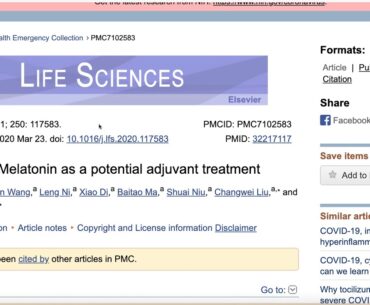 High Dose Vitamin C and Melatonin for Coronavirus  Infection (COVID-19): The Evidence