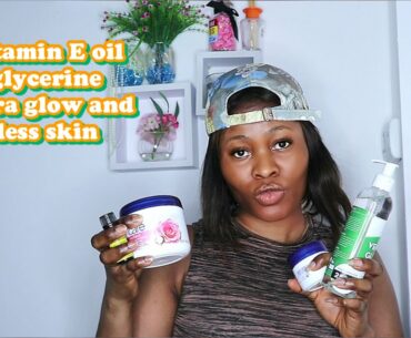 HOW TO MIX BODY CREAM with VITAMIN E OIL &GLYCERINE for maximum glow& flawless Radiant skin.in 2DAYS