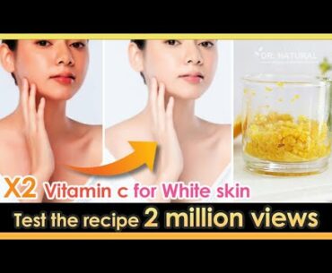 DIY Vitamin C oil, Orange Gel & Lotion for Skin Whitening, Anti-Aging, Glowing, Lighten Dark Spots