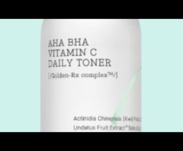 Cosrx AHA BHA Vitamin C Daily ABC Toner Review and How to Use