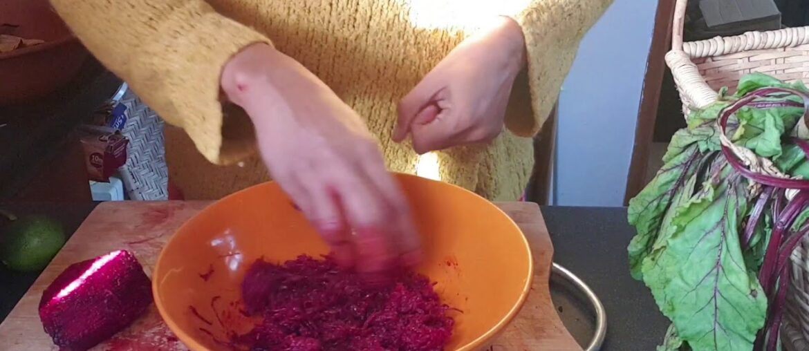 Raw Vegan Beetroot Sambal. So tasty so nutritious & easy to make . Try to grow beetroot this season.