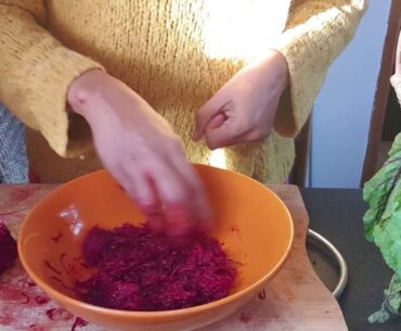 Raw Vegan Beetroot Sambal. So tasty so nutritious & easy to make . Try to grow beetroot this season.
