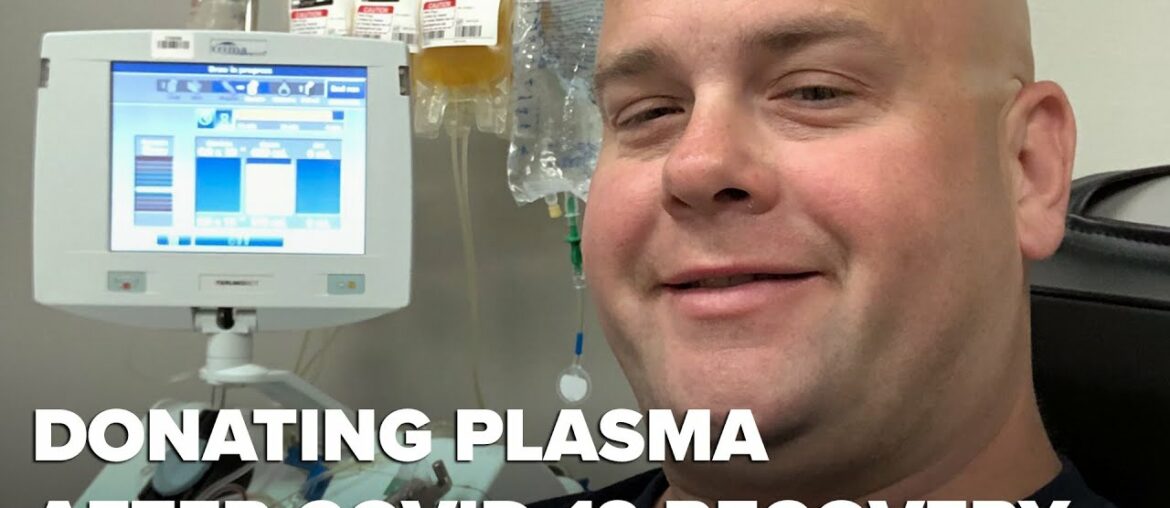 Firefighter donates plasma after recovering from COVID-19
