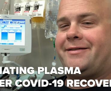 Firefighter donates plasma after recovering from COVID-19
