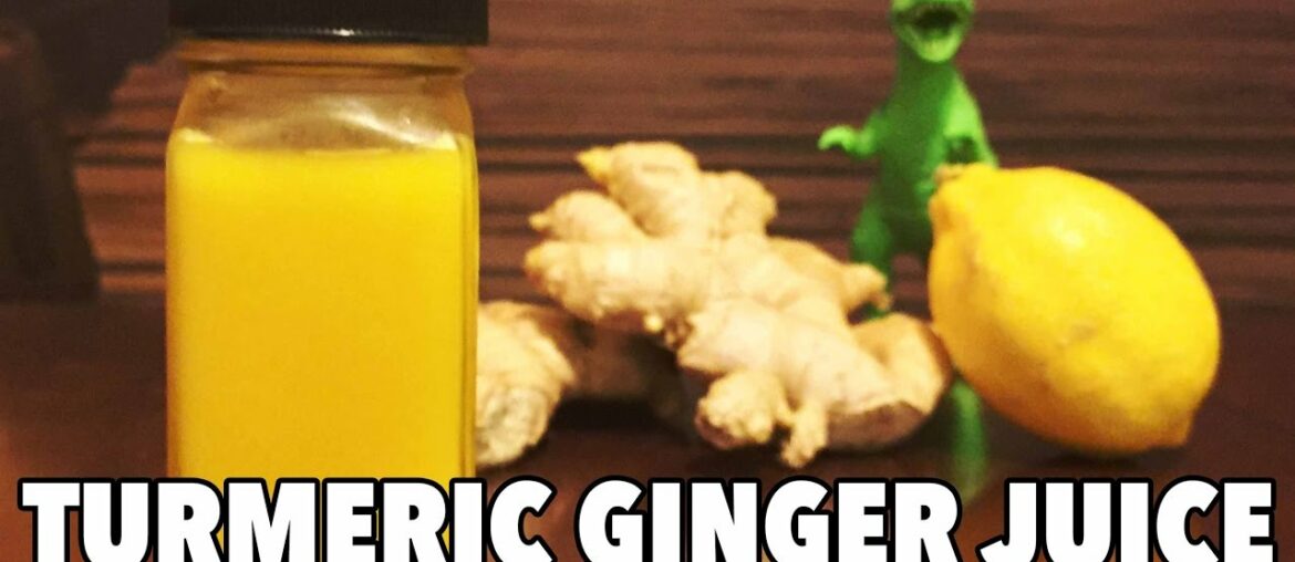 Turmeric Ginger Immune Boosting Juice Elixir Recipe