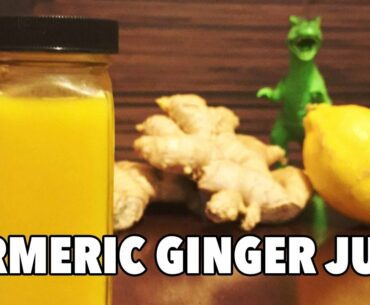 Turmeric Ginger Immune Boosting Juice Elixir Recipe