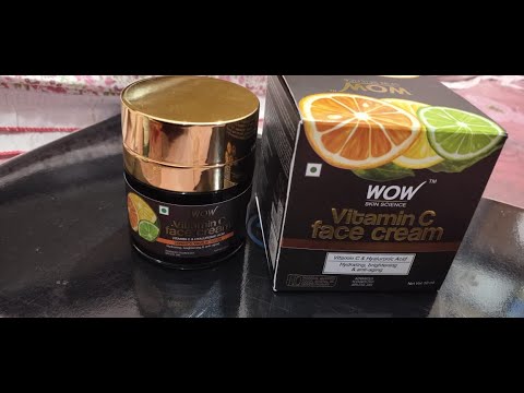WOW Vitamin C cream use day and night #glowingskin# #removedarkspot# #review#