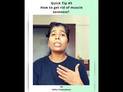 How to get rid of Muscle Soreness