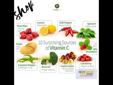 10 surprising sources of vitamin C for the skin