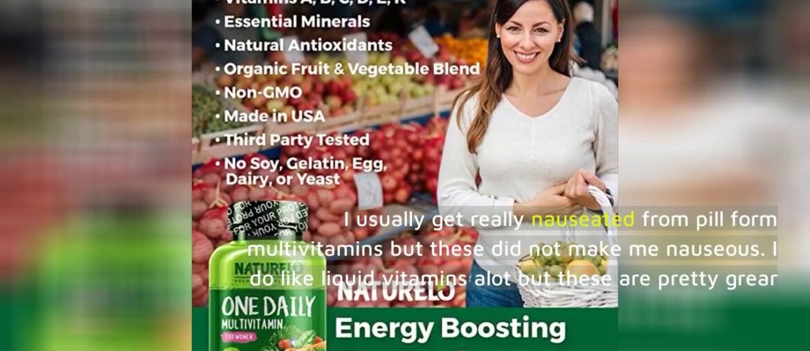 Review Immune Support Multivitamin for Women - Once Daily with Clinically Proven Vitamin C, Vit...