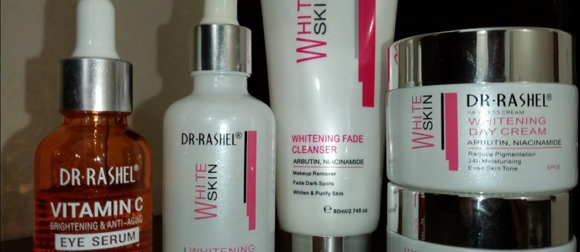 Dr. Rashel whitening kit and vitamin C eye serum review. Check description box for discount