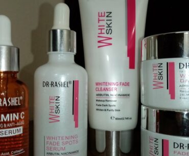 Dr. Rashel whitening kit and vitamin C eye serum review. Check description box for discount