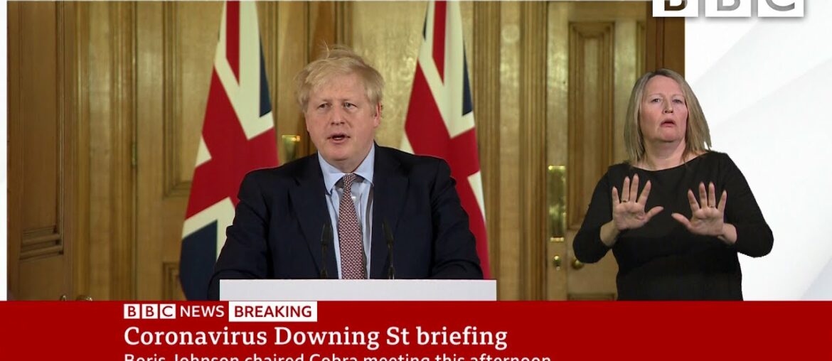 Coronavirus: Boris Johnson sets out "drastic action" 🔴 @BBC News - BBC