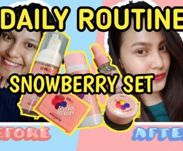 Glow and Go Beauty (Snowberry Set) #mydailyroutine