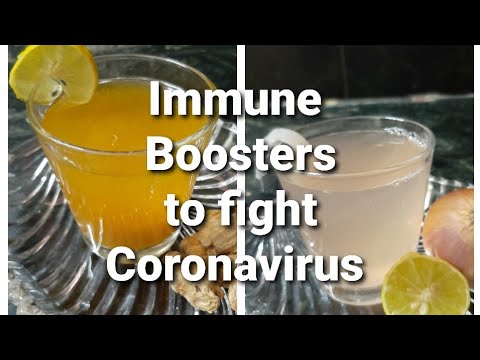 Immune Booster Drinks||Ginger Turmeric Tea||Onion Tea||To fight Coronavirus|| Natural Drinks