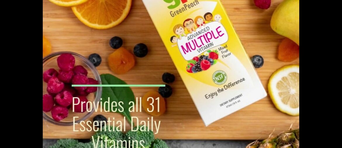 Green Peach Advanced Multiple Vitamin - Maintain Your Health the Natural Way