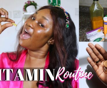 TAKE THESE VITAMINS DAILY TO GET STRONG IMMUNE & GET GLOWY SKIN|QUARANTINE DIARIES|NIGERIAN YOUTUBER