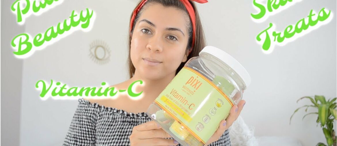 PIXI BEAUTY PR UNBOXING  | SKIN TREATS VITAMIN-C TRY ON  & REVIEW