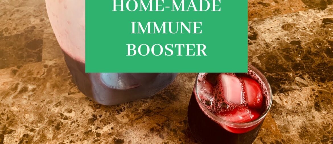 HOME-MADE IMMUNE BOOSTER || ZOBO DRINK.