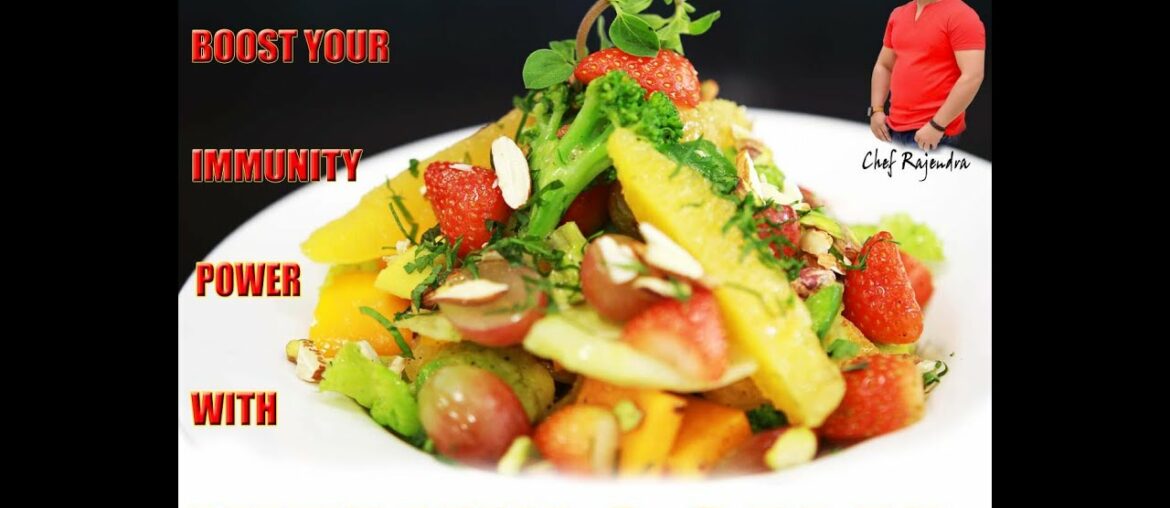 VITAMIN C SALAD. HOW  TO INCREASE IMMUNITY POWER /INDISH FUSION FOOD AND COCKTAILS