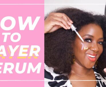 How to Use MORE than One Serum (Retinol/Vitamin C/Hyaluronic Acid) | Skincare Routines 2020