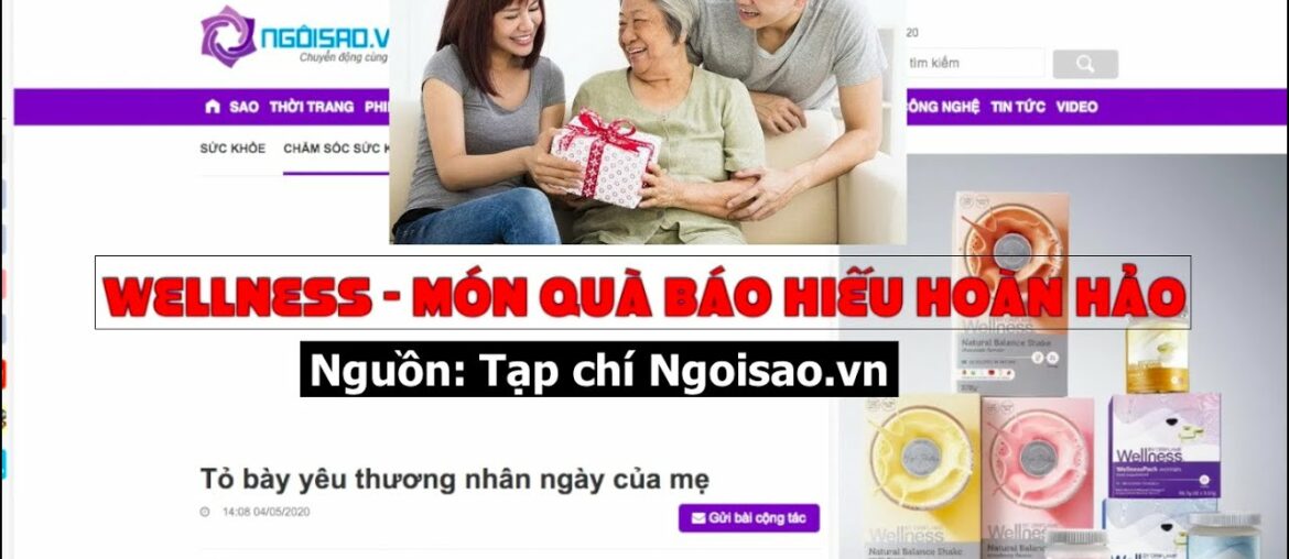 Quà Báo Hiếu Sức Khoẻ Ý Nghĩa Cho Bố Mẹ - Wellness by Oriflame - Lựa Chọn Hoàn Hảo