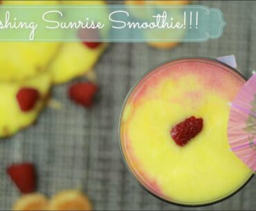 Sunrise Smoothie|#vegansmoothie|#quickrecipe|#healthysmoothie|#howtomakeeasysmoothie|#vitaminrich