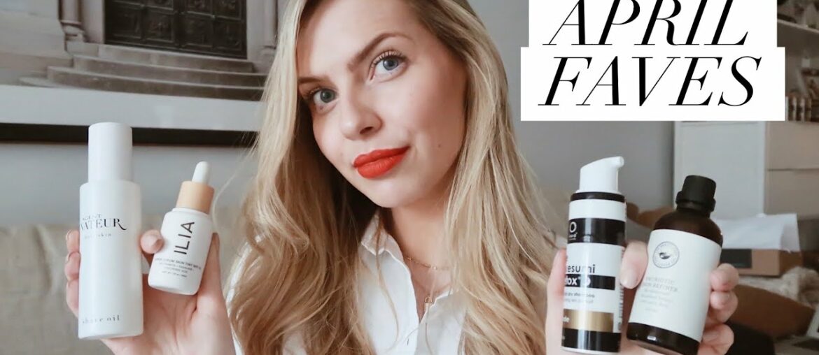 APRIL CLEAN BEAUTY FAVES | the green belle