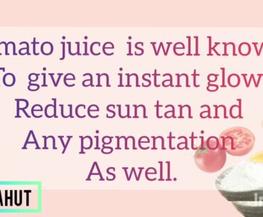 TOMATO FACE PACK||FOR OILY SKIN|| #skincare #oilyskin ##SKINCAREROUTINE #tomato #honey #beauty