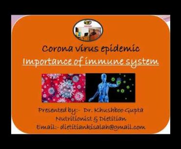 why strong immune system is required to prevent infection? coronavirus epidemic and immunity.