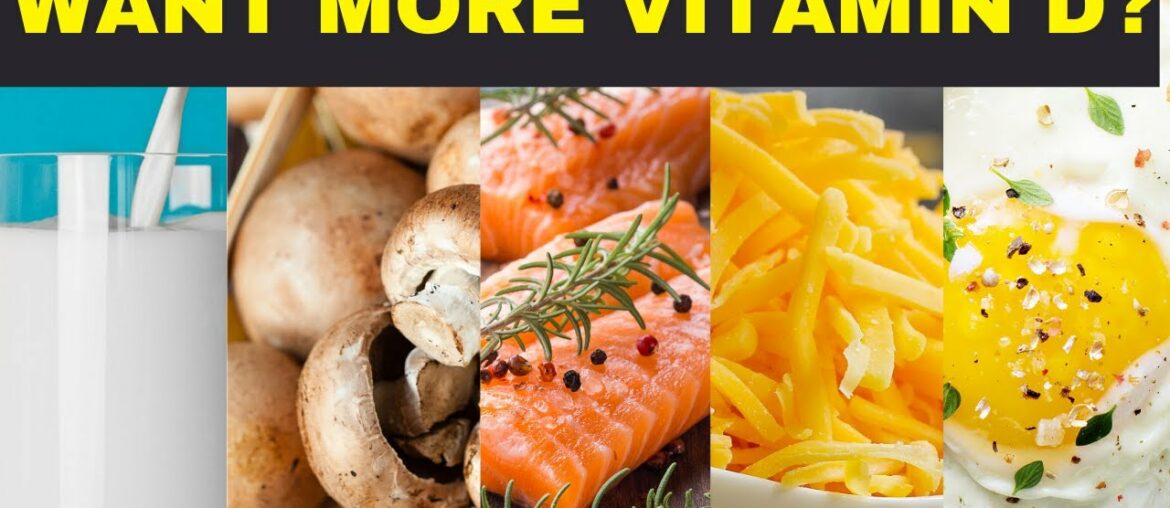 WANT MORE VITAMIN D? EAT THESE 5 FOODS THAT CONTAIN HIGH AMOUNTS OF VITAMIN D. TRENDING HEALTH.