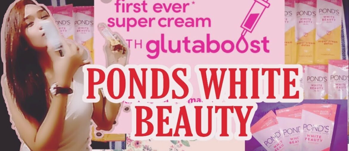 PONDS WHITE BEAUTY SUPER CREAM / 10x GLUTATHIONE than Vitamin C  #v5
