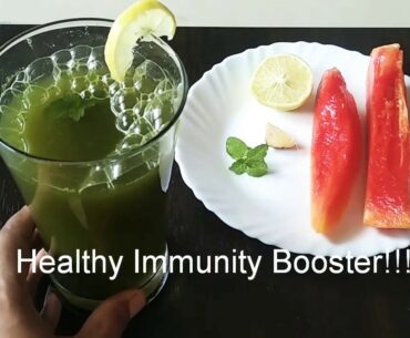 Healthy Immunity Booster Drink you can have in the early morning!!!