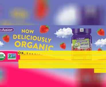 Review Vitafusion Organic D3 Gummy Vitamin, 90 Count - Non-GMO, Gluten-Free, Dairy-Free, No Gel...