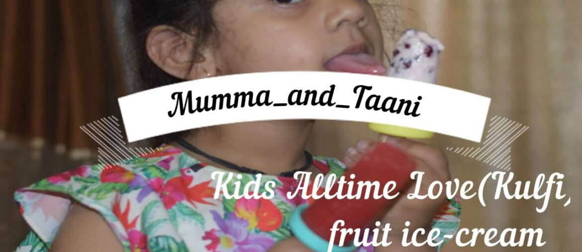 Homemade Fruity ice candy