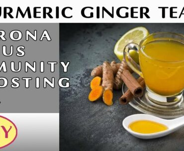 Immune Boosting Tea for Coronavirus /how to make turmeric ginger tea /weight loss drink | HBHY