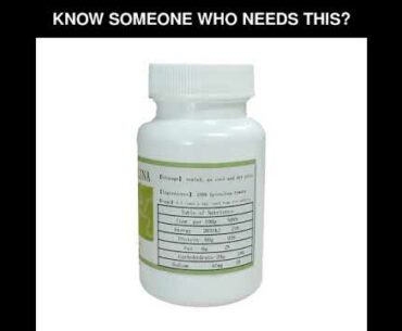 Natural Anti-Fatigue, immune booster and slimming Organic Spirulina Tablets