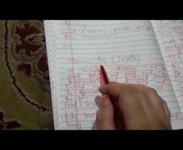 Nutrition "Topic Vitamin B9(folate.......Water Soluble vitamin